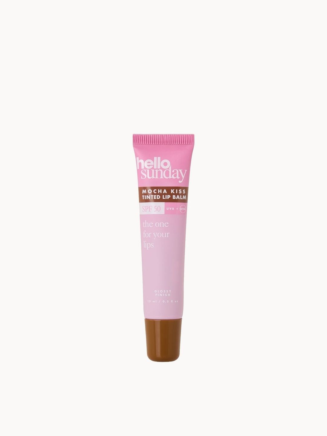 Hello Sunday Tinted Lip Balm SPF50 15ml - Mocha Kiss - Image 1
