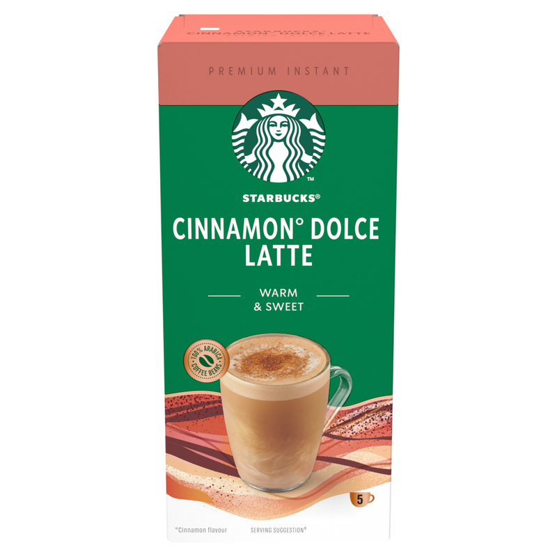 Starbucks Cinnamon Dolce Latte Instant Coffee Sachets 5 x 23.5g - Image 1
