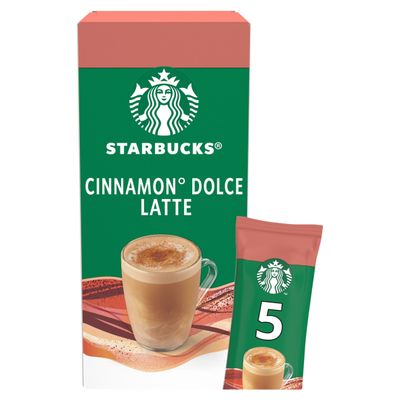 Starbucks Cinnamon Dolce Latte Instant Coffee Sachets 5 x 23.5g - Thumbnail 2
