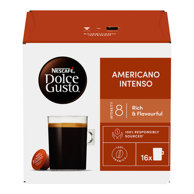 Nescafé Dolce Gusto Americano Intenso Coffee Pods x16 (16 Servings) - Thumbnail 2