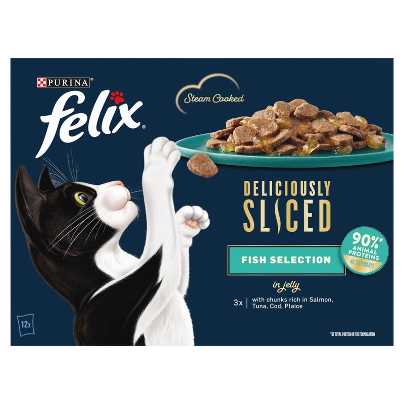 Felix Deliciously Sliced Cat Food in Jelly - Mixed Selection - Image 1