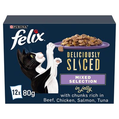 Felix Deliciously Sliced Cat Food in Jelly - Mixed Selection - Thumbnail 2