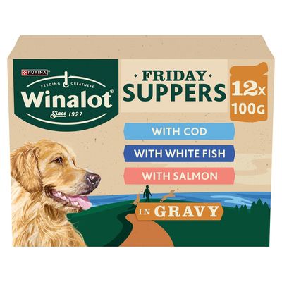 Winalot Mixed Variety Fish in Gravy Wet Dog Food - Thumbnail 2