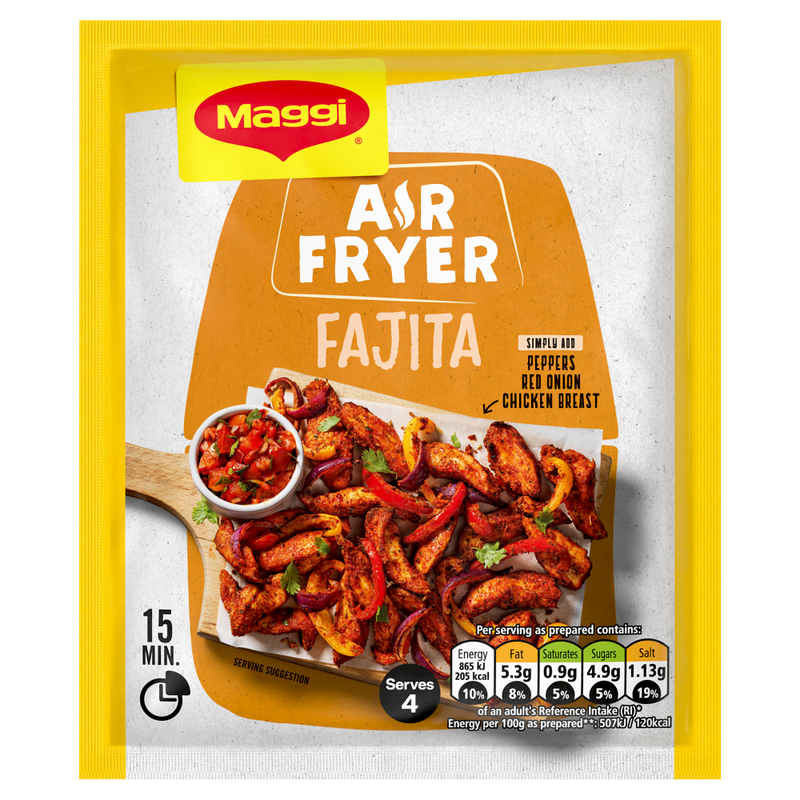 Maggi Air Fryer Fajita Herbs and Spices Recipe Mix 27g - Image 1