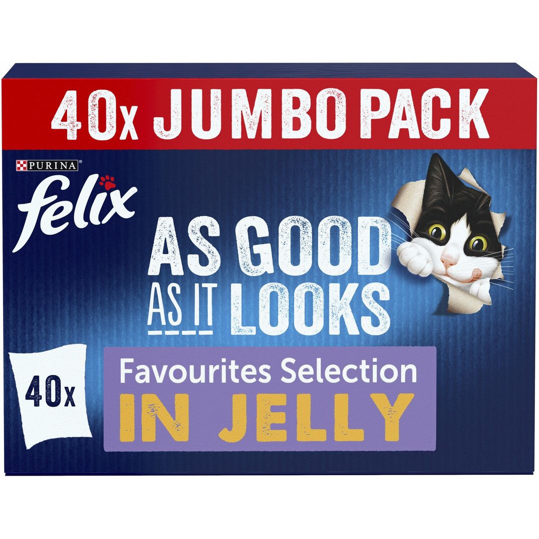 FELIX As Good As it Looks Favourites Selection Wet Cat Food 40 x 85G - Image 1