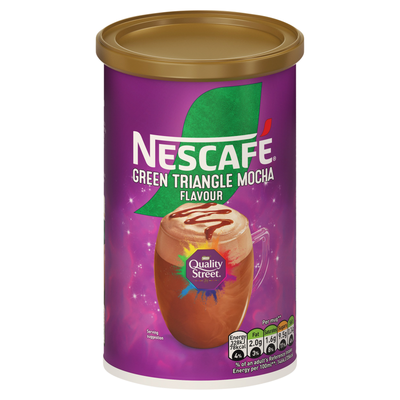 Nescafe Quality Street Green Triangle Hazelnut Mocha Coffee 260g Tub