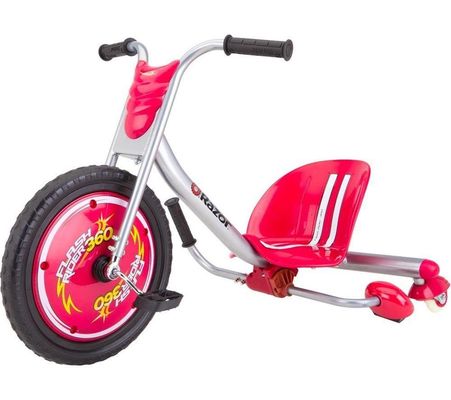 Razor Flash Rider 360 Kids Trike for Ages 6plus Up to 72kg Red - Red