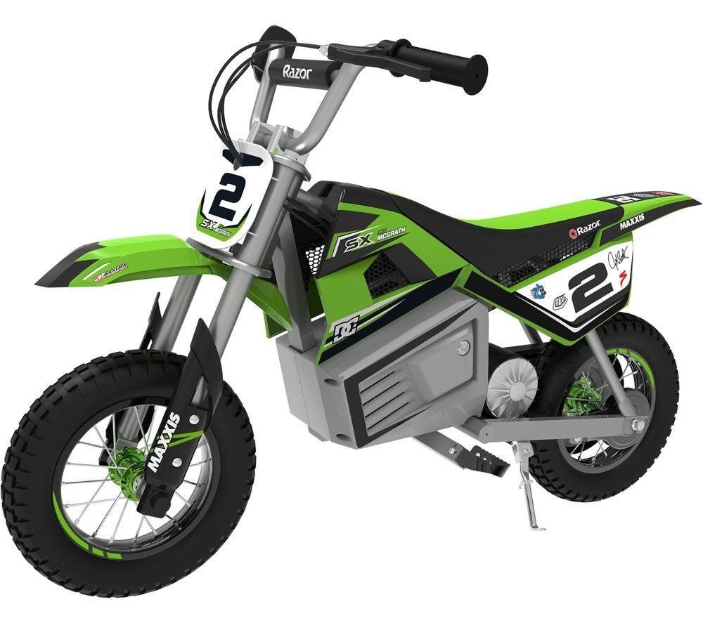 Razor Dirt Razor Kids Electric Motorbike SX350 McGrath Dirt Bike for Children - Green - Image 1