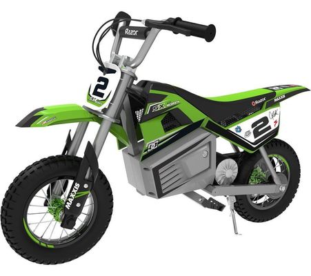 Razor Dirt Razor Kids Electric Motorbike SX350 McGrath Dirt Bike for Children - Green