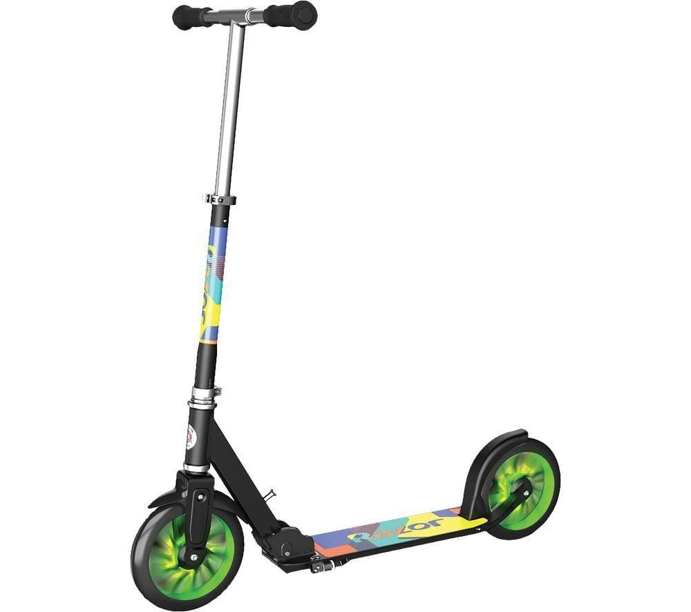 A5 Lux Scooter Green Foldable with adjustable handlebars - Green - Image 1