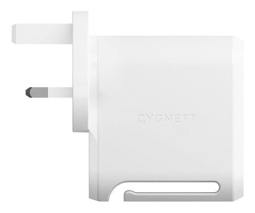 Cygnett Power Plus 24W 4 USB-A Multiport Wall Charger, White - Image 1
