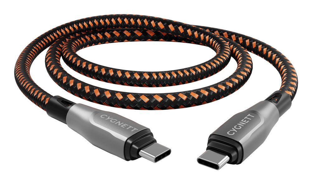 Cygnett CY4711PCTYC USB cable 1 m USB C Black, Orange - Image 1