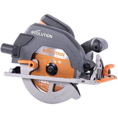 EVOLUTION R185CCS 185 mm Circular Saw - Black, Black