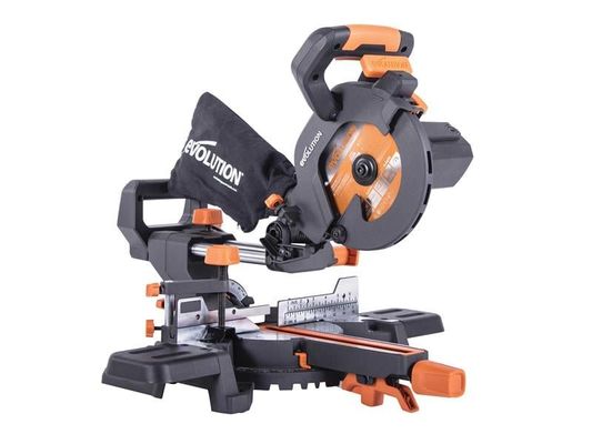 EVOLUTION R185SMS 185 mm Sliding Mitre Saw - Black, Black