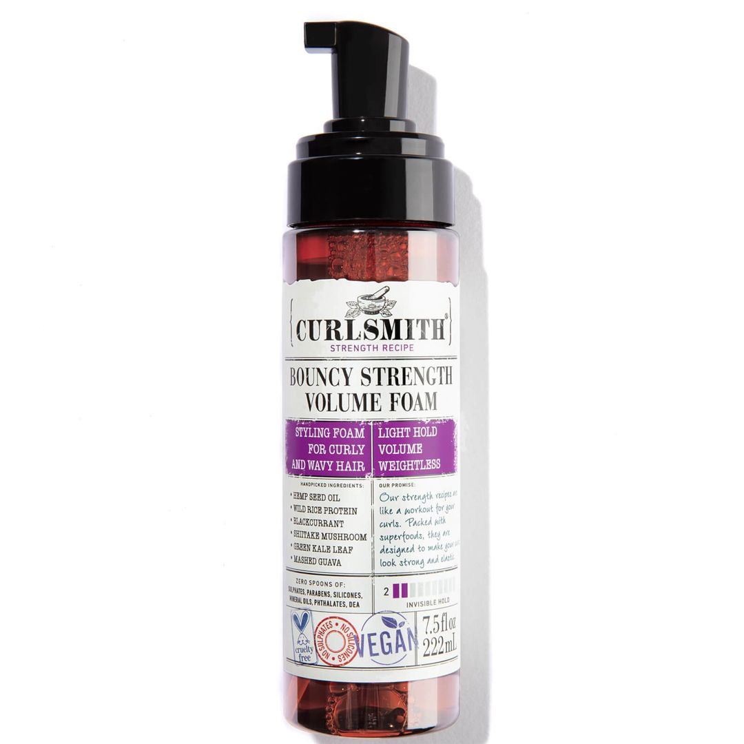Curlsmith Bouncy Strength Volume Foam 222ml - Image 1