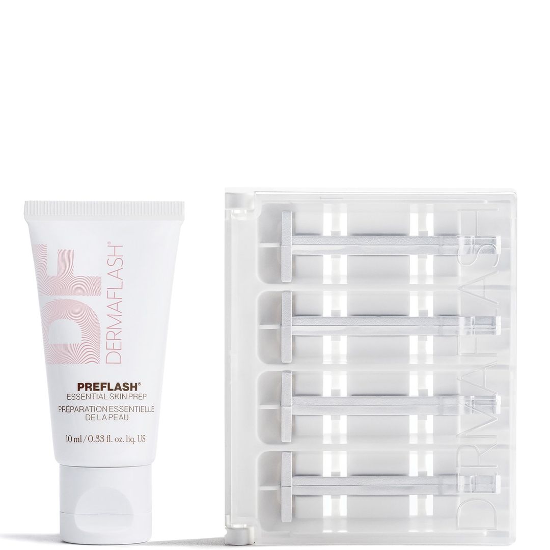DERMAFLASH The Essentials and Sonic Dermaplaning Refill Kit (Various Options) - 4 Week Supply - Image 1