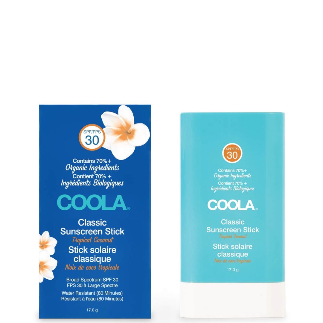 COOLA Classic Stick SPF 30+ Coconut 17g - Image 1