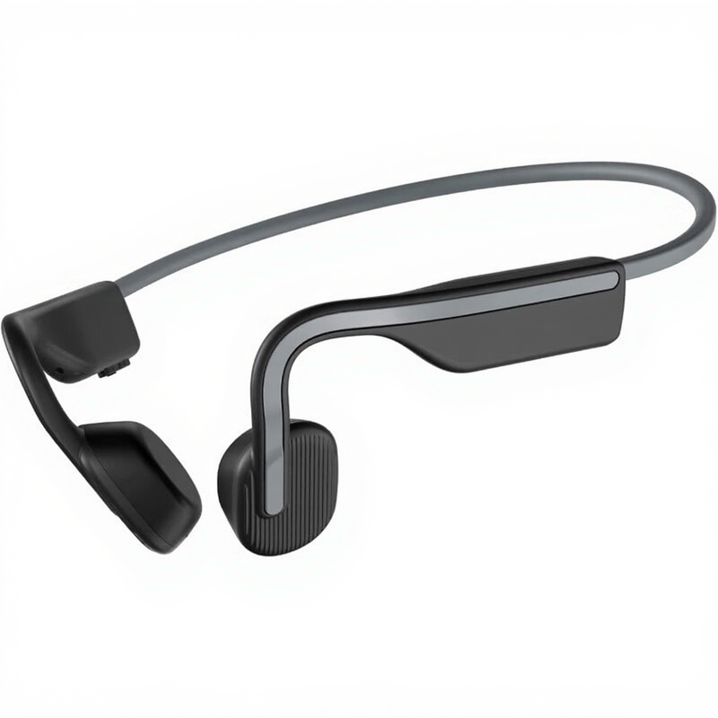 SHOKZ OpenMove Wireless Bluetooth Sports Headphones - Grey, Silver/Grey - Image 1