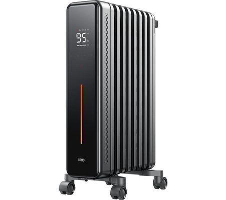 DREO OH621 Portable Smart Radiator Heater - Black, Black - Thumbnail 2