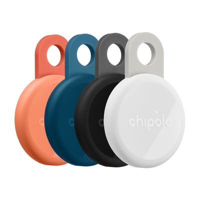 CHIPOLO RSO.0000008 Loop Bluetooth Tag - Pack of 4, Standard Mix, Blue,Black,Silver/Grey,Orange,White - Thumbnail 2