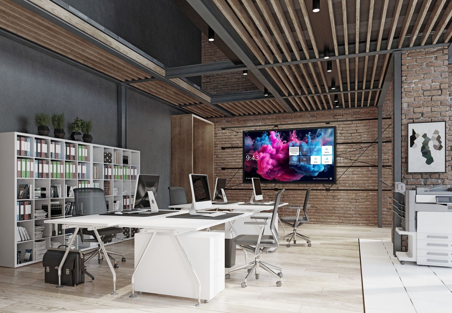 Avocor AVH-8620 H-Series - 86" 4K Pcap LED Interactive Display - Image 1