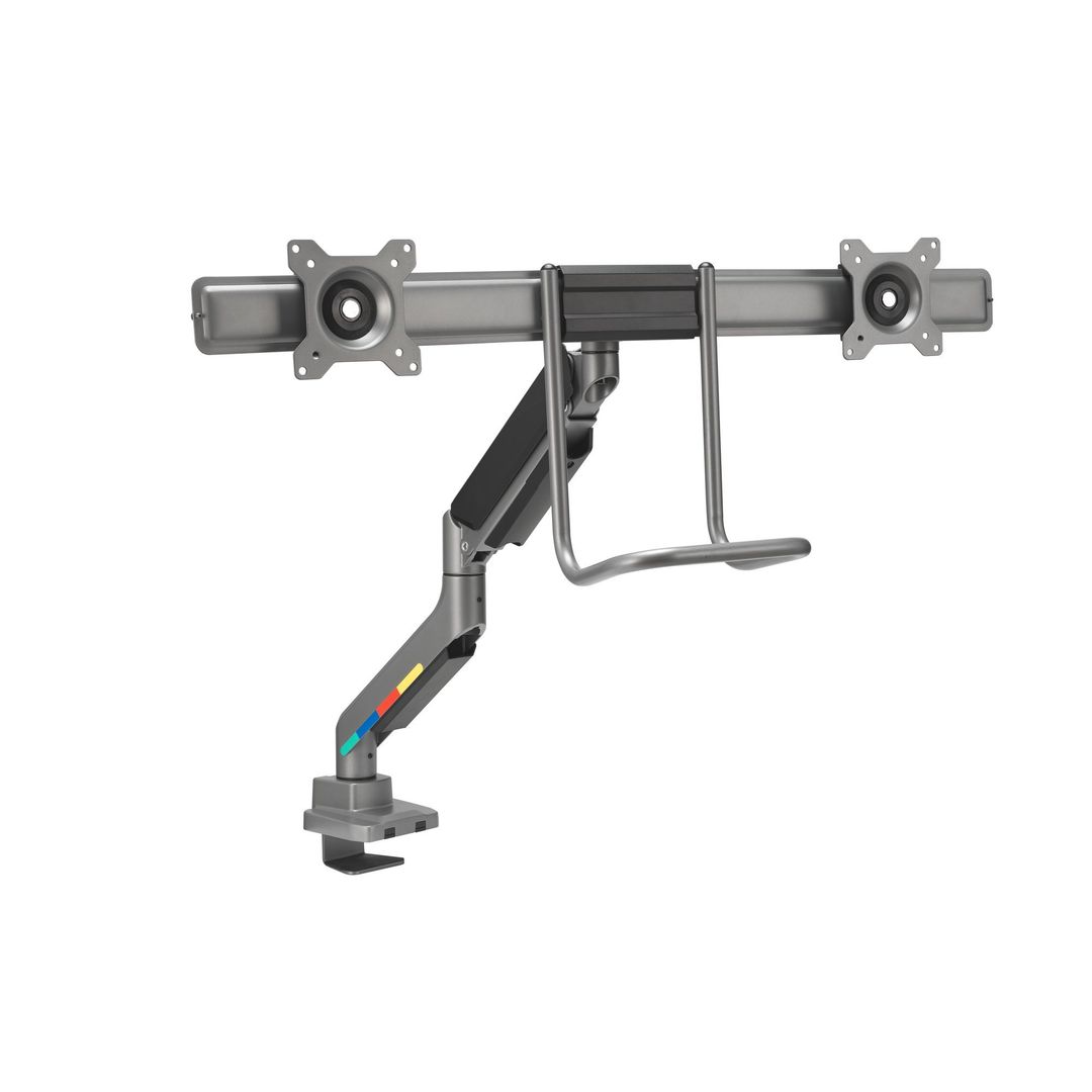 Kensington SmartFit Dual Monitor Arm with Crossbar and Handle - Image 1