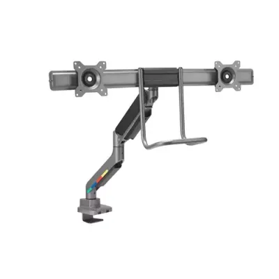 Kensington SmartFit Dual Monitor Arm with Crossbar and Handle - Thumbnail 2