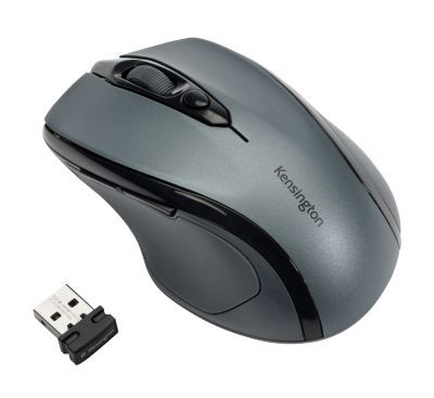 Kensington Pro Fit Mid-Size Wireless Mouse - Graphite Grey - Image 1