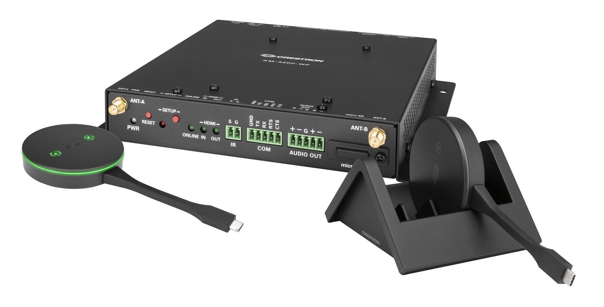 Crestron AirMedia Series 3 Kit with AM-3200-WF Receiver. two AM-TX3-10 - Image 1
