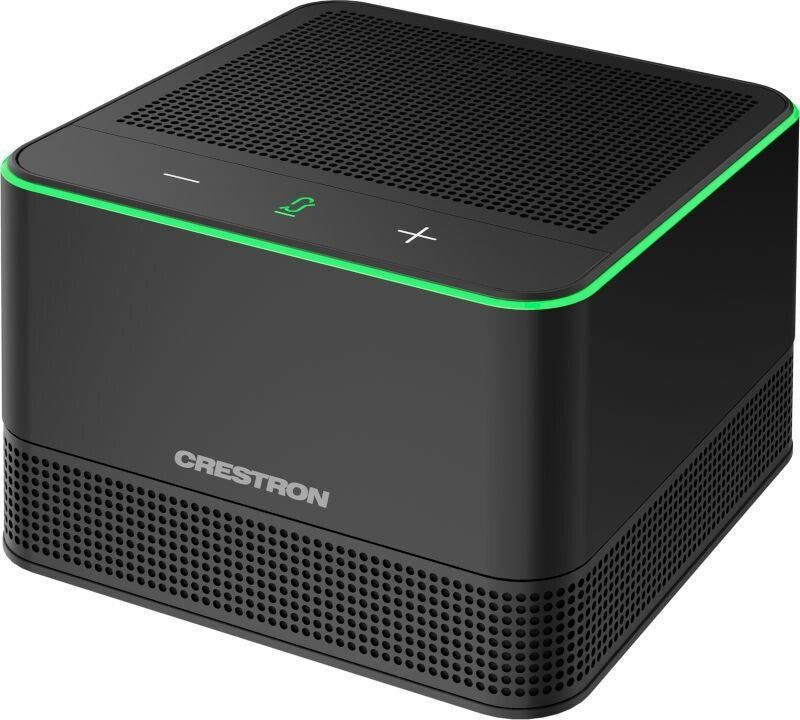 Crestron Flex Pod Wireless Speaker and Microphone. Black - Image 1