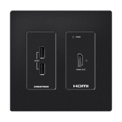 Crestron HD-RXU-4KZ-101-2G-B AV extender AV receiver Black