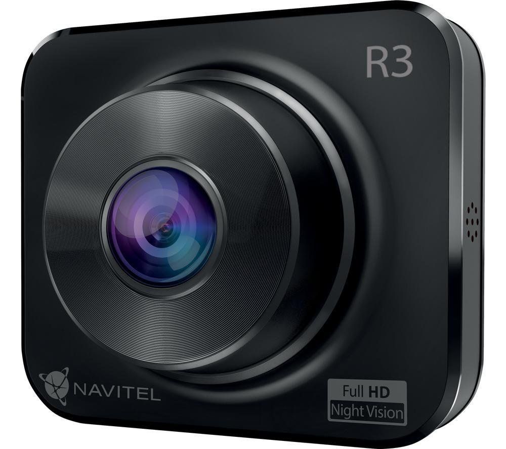 NAVITEL R3 Full HD 1080p GPS Front Dash Cam - Black - Image 1