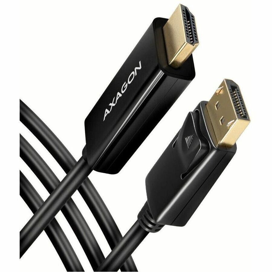 Axagon RVD-HI14C2 DisplayPort -> HDMI 1.4 cable 1.8m, 4K/30Hz - Image 1