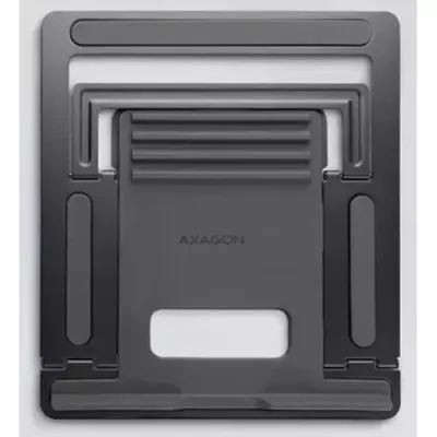 Axagon STND-L Aluminum stand for laptops size 10"–17.3". Eight adjustable height and angle. Grey version. - Thumbnail 2