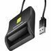 Axagon CRE-SM3N USB-A Smart card/ID card FlatReader - Image 1