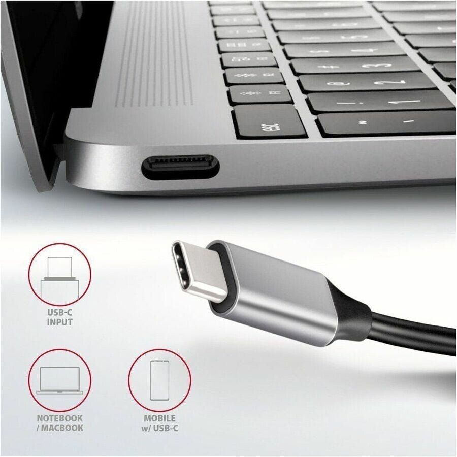 Axagon HMC-HCR3A 3x USB-A+ HDMI+ SD/microSD USB-C 3.2 Gen 1 hub 20cm Wired USB 3.2 Gen 1 (3.1 Gen 1) Type-C Grey - Image 1