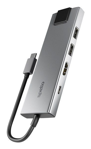 Epico 9915111900105 interface hub USB 3.2 Gen 1 (3.1 Gen 1) Type-C 5000 Mbit/s Grey