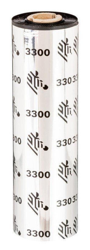 Zebra 3300 Wax/ Resin thermal ribbon 74 m Black - Image 1