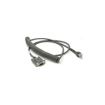 Zebra CBA-R37-C09ZBR serial cable Beige 2.74 m DB9