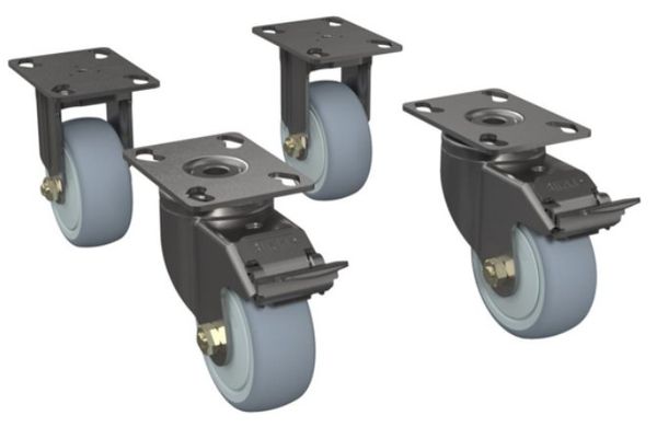 Zebra CS-RAC-WHEEL rack accessory Castor wheels - Thumbnail 2