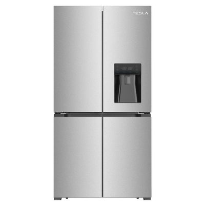 Tesla 563 Litres Four Door American Fridge Freezer - Inox
