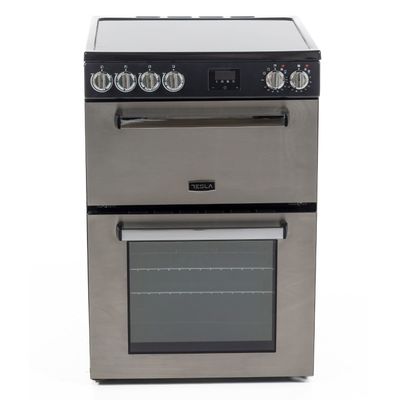 Tesla TMRC60SS 60cm Freestanding Ceramic Cooker - STAINLESS STEEL