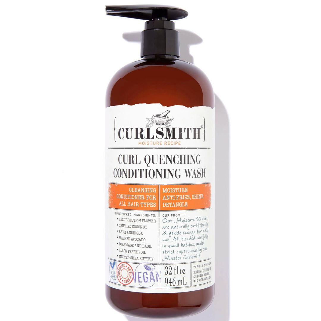 Curlsmith Curl Quenching Conditioning Wash - Co-Wash for Curls & Waves - Jumbo 946 ml - Image 1