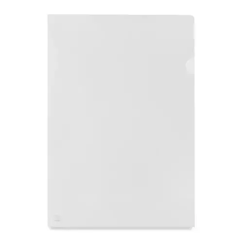 Valuex Cut Flush Folder Polypropylene A4 100 Micron Orange Peel Clear (Pack 100) - 400198023 - Image 1