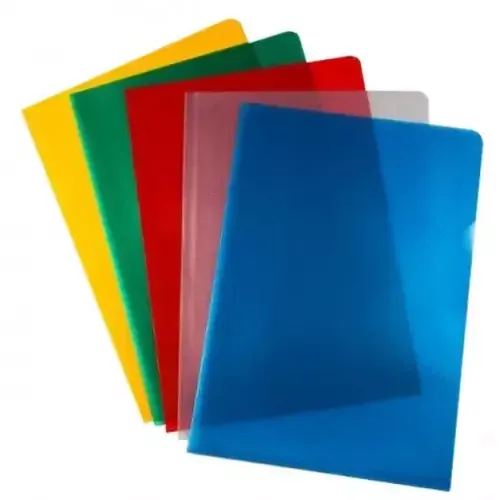 ValueX Cut Flush Folder Polypropylene A4 120 Micron Assorted Colours (Pack 50) - 400198025 - Image 1
