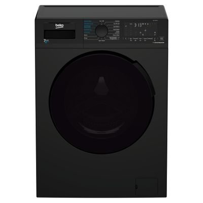 Beko WDL742431B 7kg Wash 4kg Dry Washer Dryer - Black - Thumbnail 2
