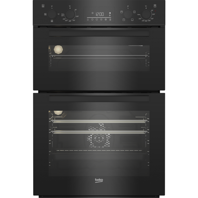 BEKO RecycledNet BBDF22300B Electric Double Oven - Black, Black - Thumbnail 2