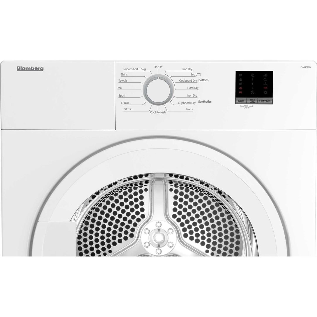 Blomberg 9kg Vented Tumble Dryer LTA09020W White - Image 1