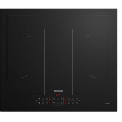 Blomberg MIN54483N 59cm Frameless 4 Zone Bridgeable Induction Hob - BLACK