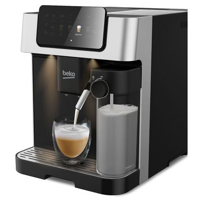 Beko CEG7304X CaffeExperto Bean-to-Cup Coffee Machine Stainless Steel Milk Frother & Touch Display